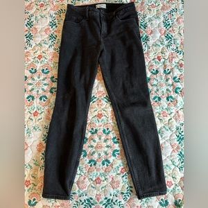 Abercrombie & Fitch The Skinny High Rise Black Size 8R 29R